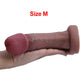 Very realistic dildo with big glans 7.9 inches