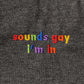 'Sounds Gay I'm In' Embroidered Beanie - 39.99 with free shipping on Gays+ Store 