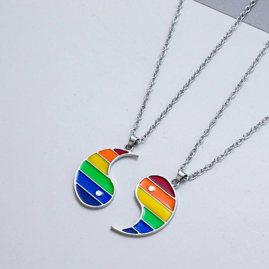 Yin Yang Pride Necklace - 14.99 with free shipping on Gays+ Store 