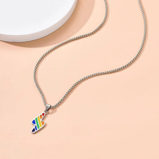 Rainbow Lightning Pendant - 11.99 with free shipping on Gays+ Store 