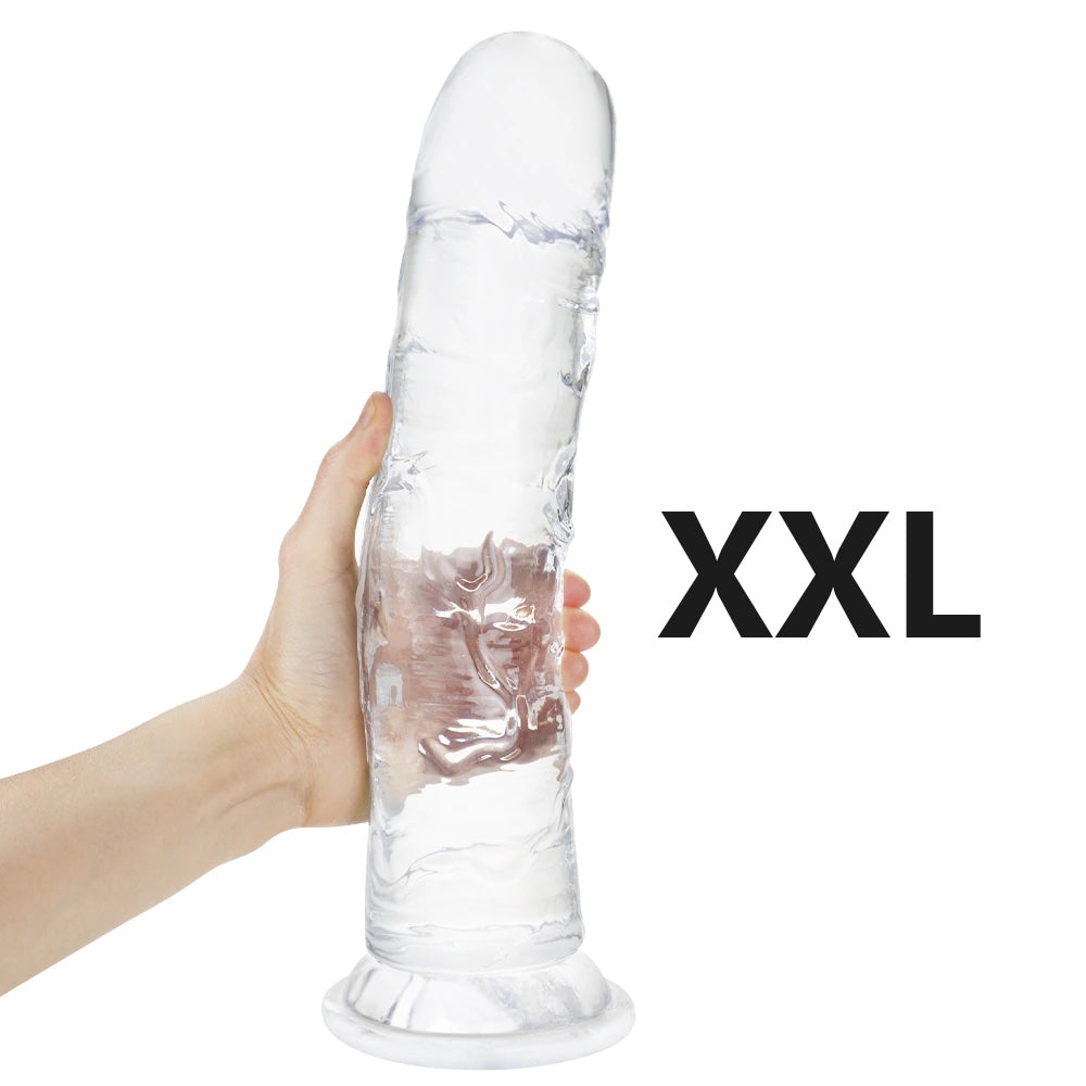 Huge Clear Ice Dildo - 29.99 with free shipping on Gays+ Store 