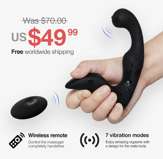 Prostate Massager with Wireless Remote - Gays+ Store