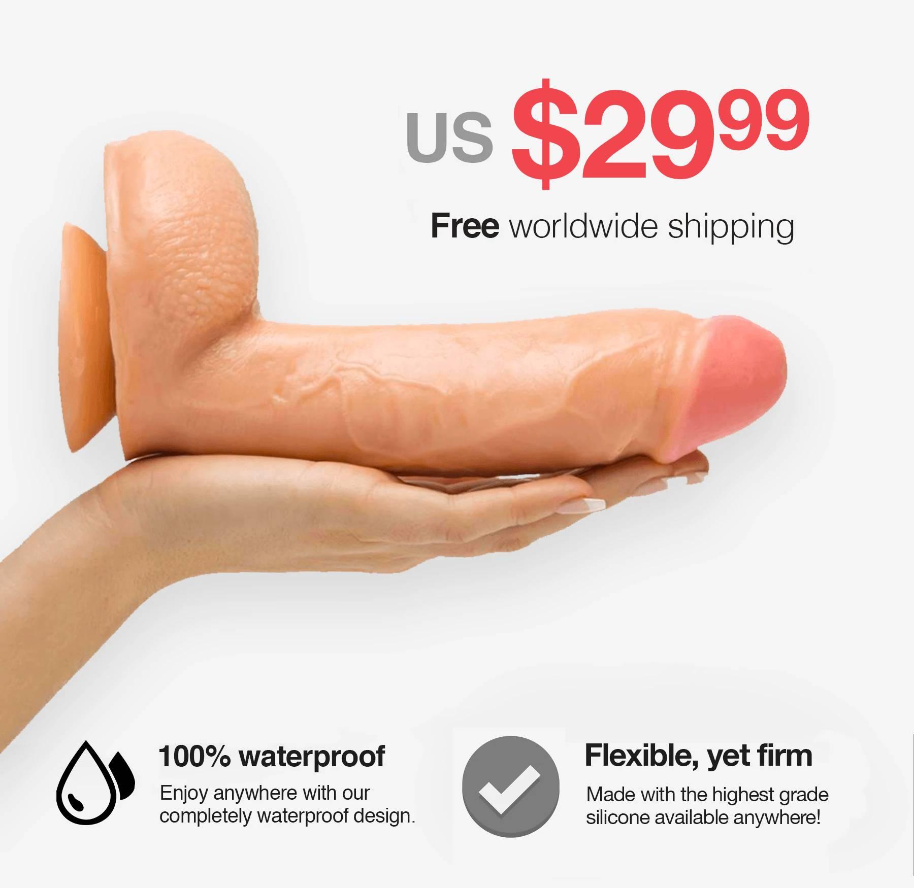 7 Inch Realistic Dildo - Gays+ Store