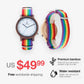 Bamboo & Quartz Pride Watch - Gays+ Store