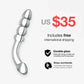 7.7 Inch Curved Glass Dildo - Gays+ Store