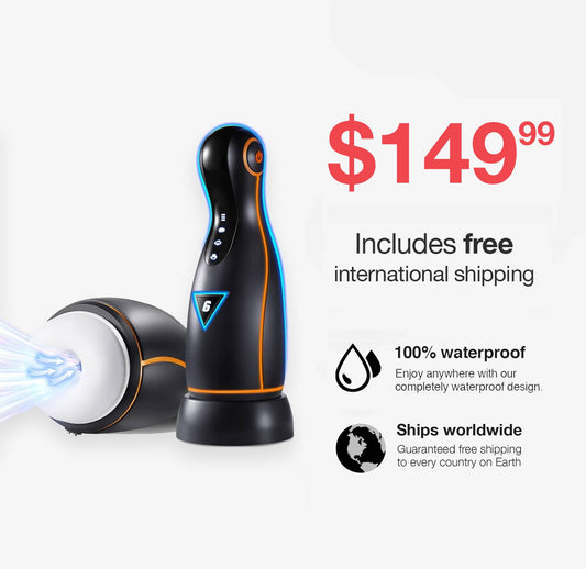 Sucking and Heating Masturbation Cup - 149.99 with free shipping on Gays+ Store 