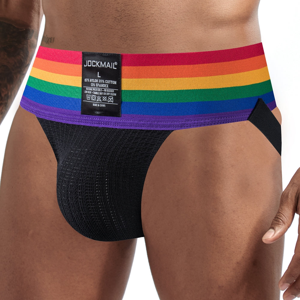 Simple Rainbow Jockstrap - 35.00 with free shipping on Gays+ Store 