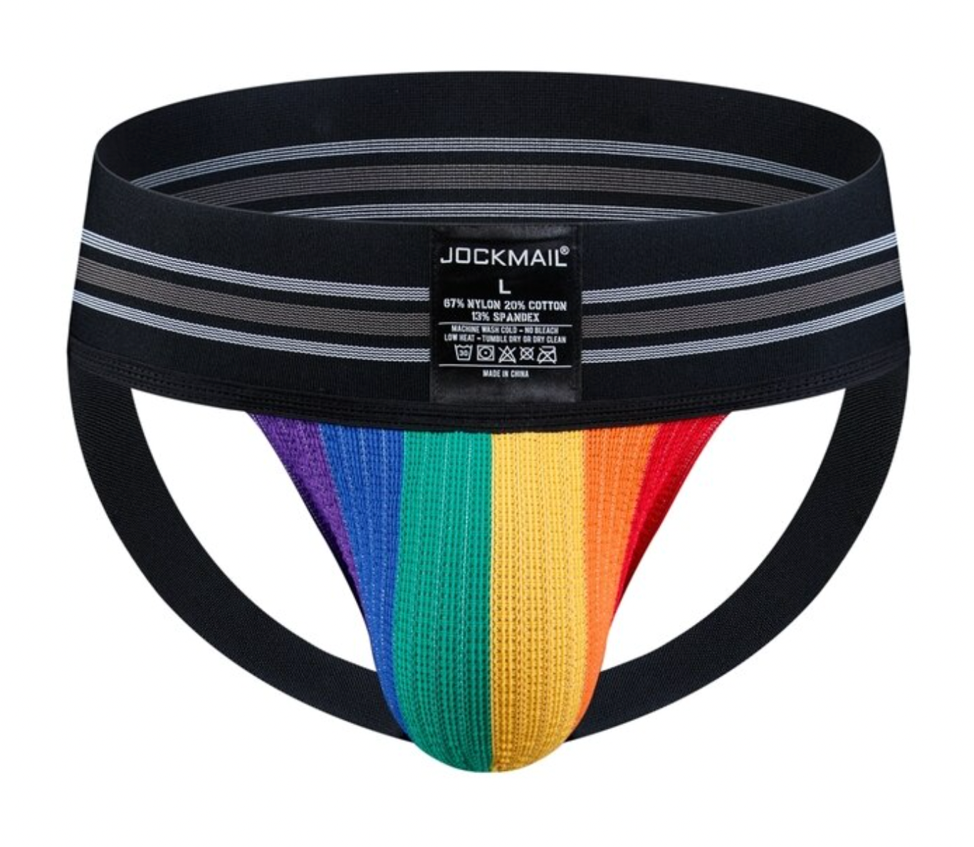 Rainbow Jockstrap - 35.00 with free shipping on Gays+ Store 