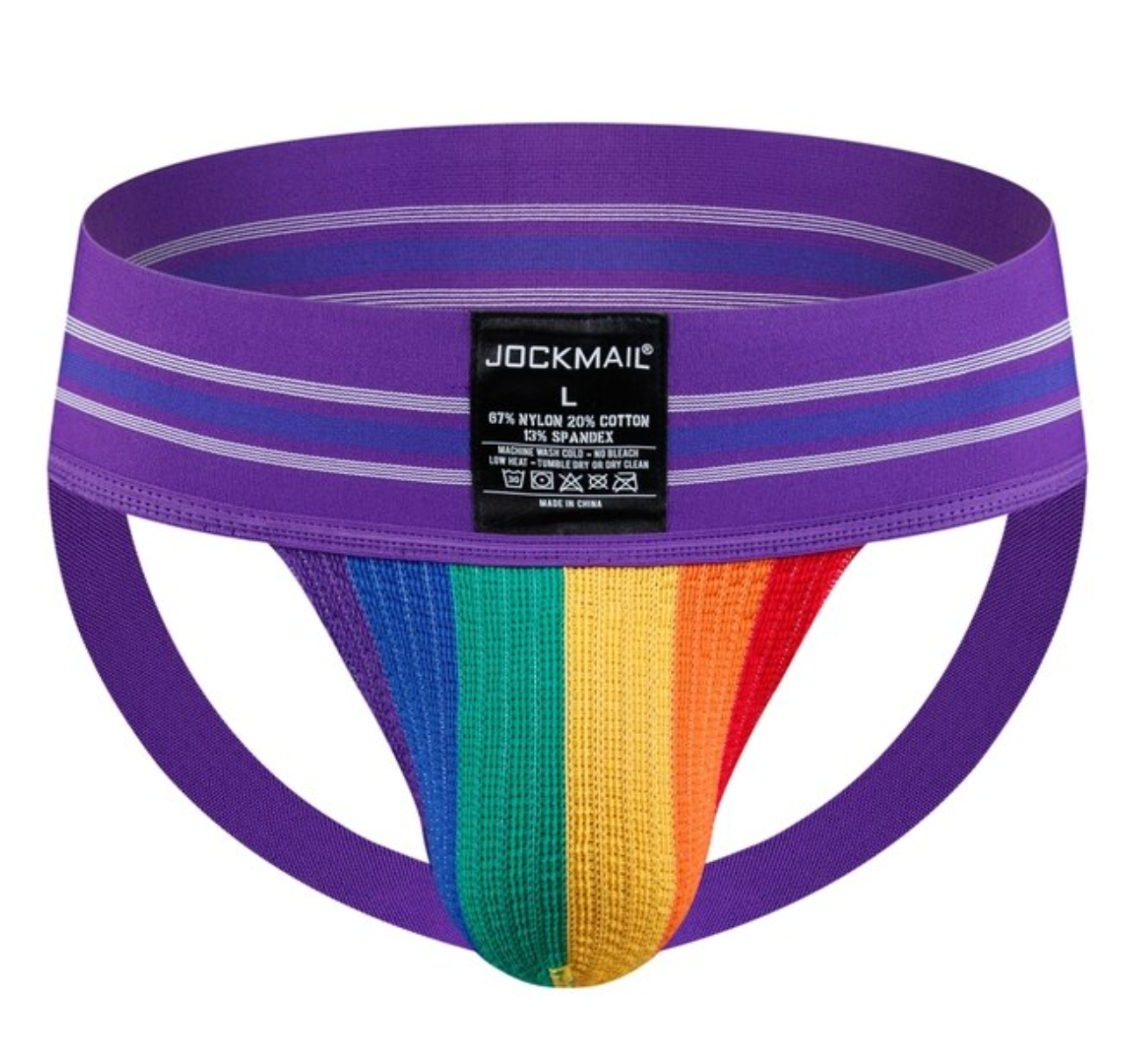 Rainbow Jockstrap - 35.00 with free shipping on Gays+ Store 