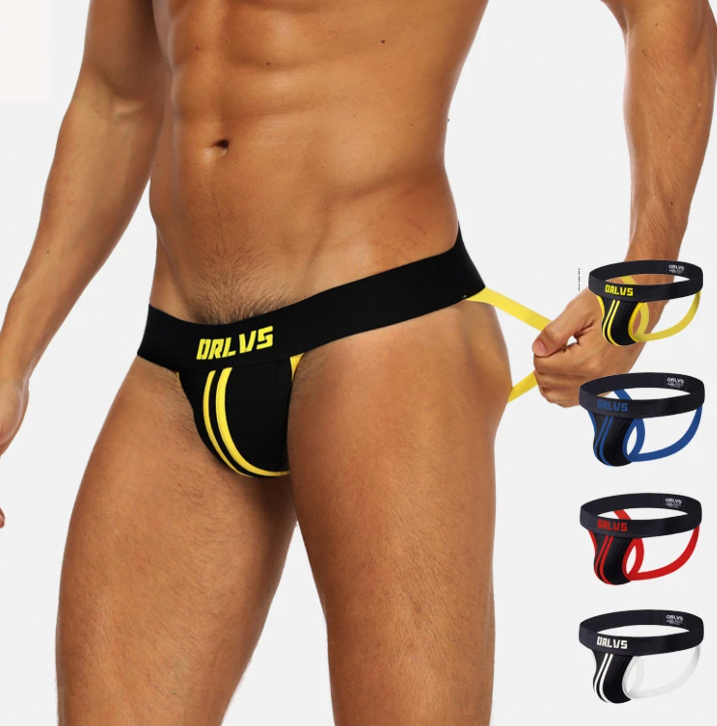 Striped Jockstrap - 25.99 with free shipping on Gays+ Store 