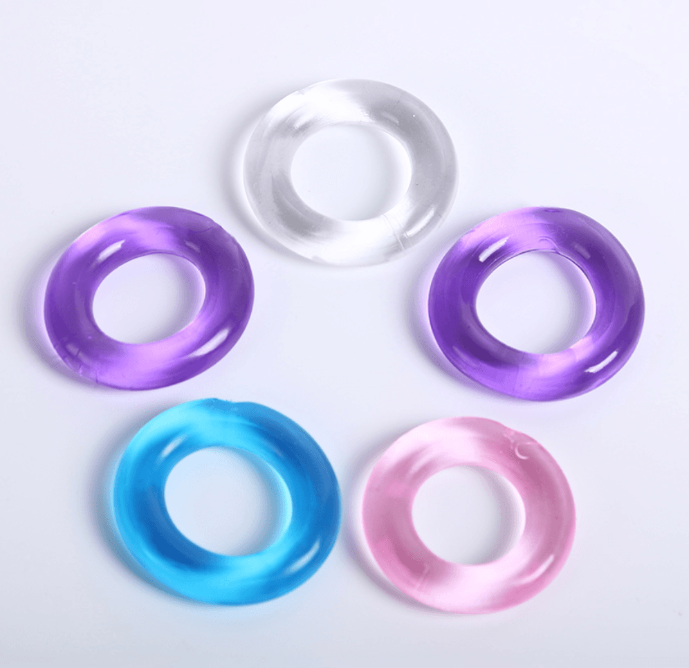 4 Multi-Colored Cock Rings - Gays+ Store