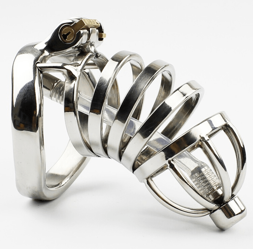 Stainless Steel Chastity Cage - Gays+ Store
