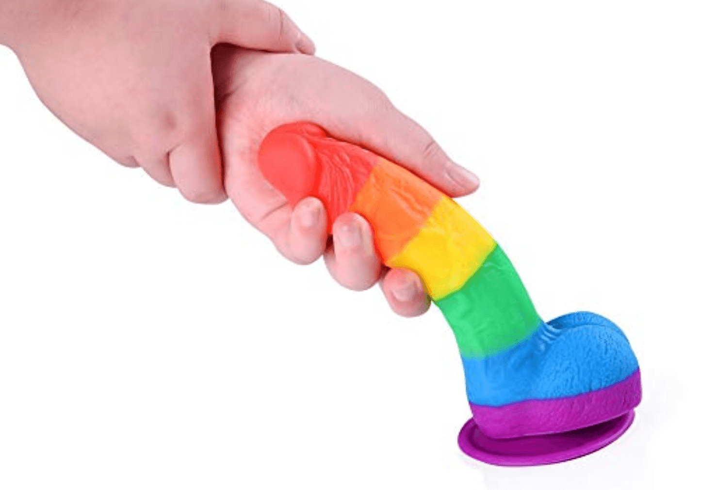 7.5 Inch Rainbow Pride Dildo - Gays+ Store