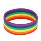 Rainbow Pride Rubber Bracelet - Gays+ Store