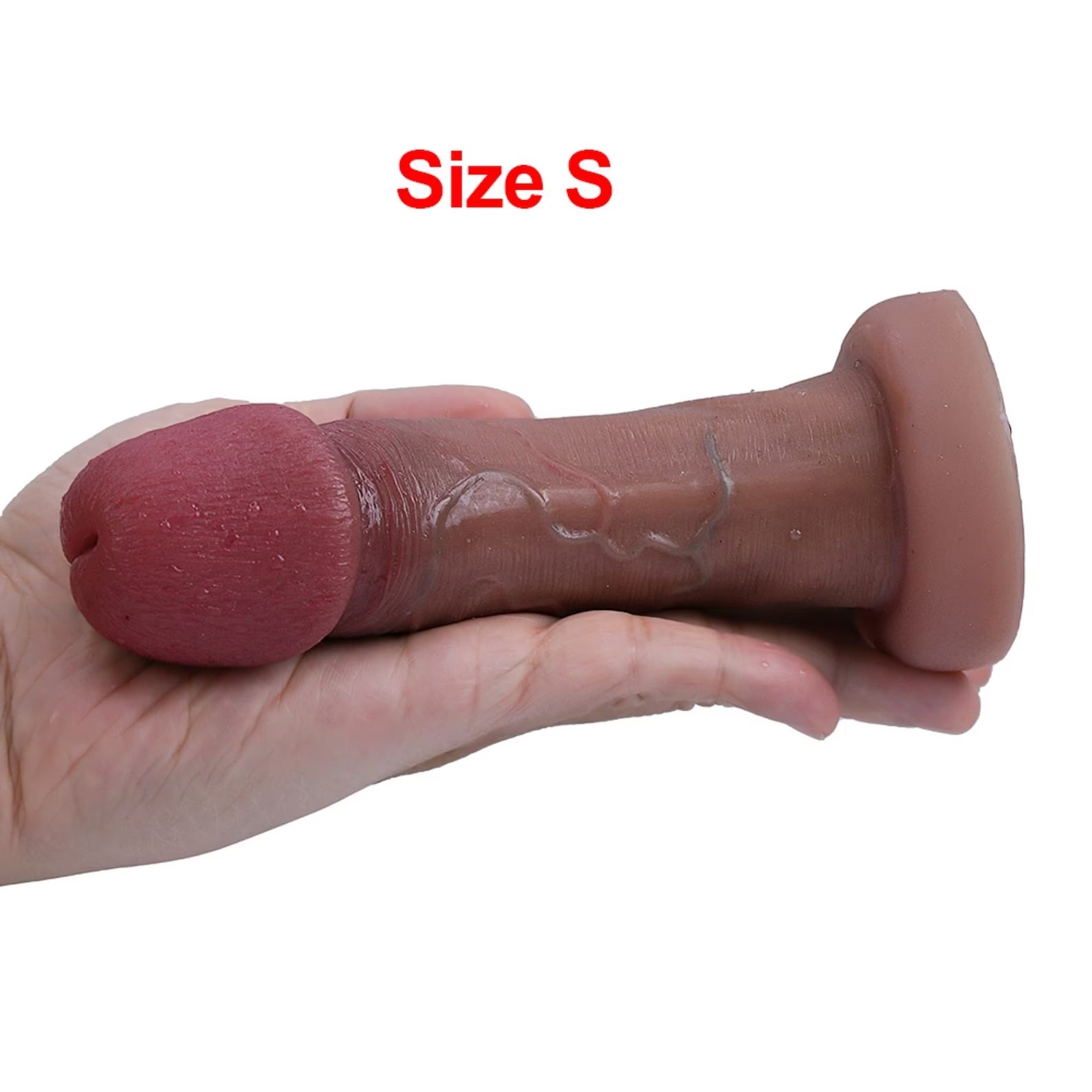 Very realistic dildo with big glans 6.7 inches