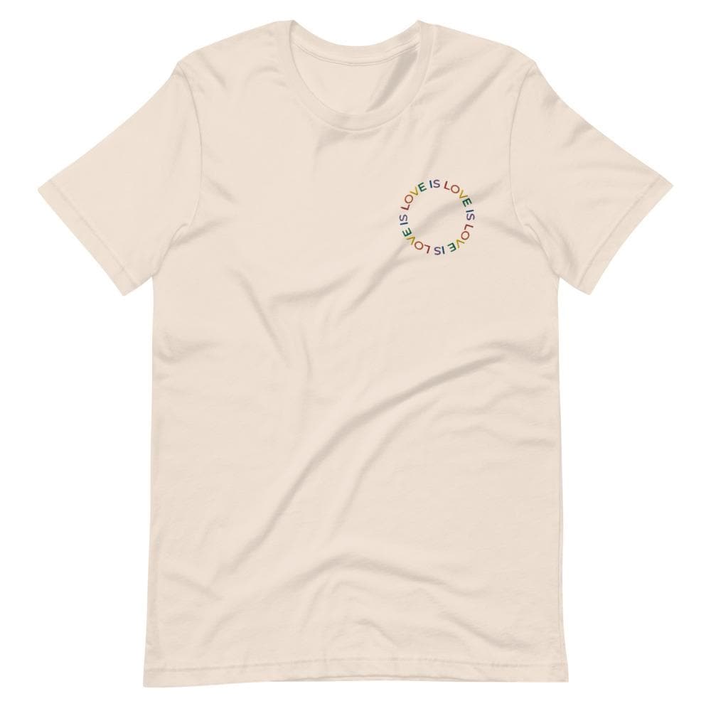 'Love Is Love' Embroidered Shirt - 45.00 with free shipping on Gays+ Store 