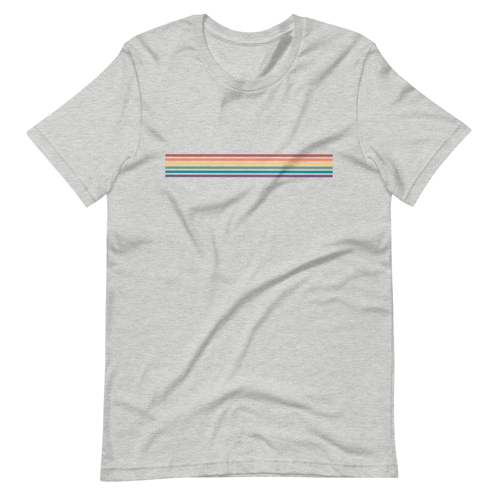 Rainbow Stripes Shirt - 45.00 with free shipping on Gays+ Store 