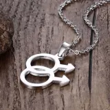 Stainless Steel Gay Pride Necklace – photo 3