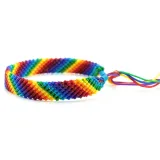 Hand Braided Gay Pride Bracelet – photo 6