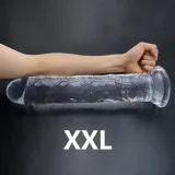 Huge Clear Ice Dildo – photo 4