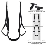 The swing hung over a door with foam door anchors – photo 5