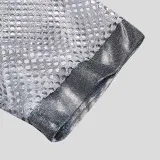 Silver Mesh See Through Crop Top – photo 4