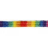 Hand Braided Gay Rainbow Bracelet – photo 5