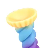Multi-Color Alien Dildo – photo 2