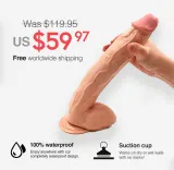 Realistic 14 Inch Dildo – photo 1