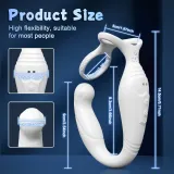 App Rotating Prostate Massager with Cock Ring – photo 5