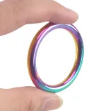 Shiny Steel or Rainbow Cock Ring – photo 7