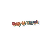 Retro Gay And Tired Sticker – photo 3
