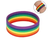 Rainbow Pride Rubber Bracelet – photo 6