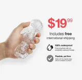 Clear Silicone Stroker – photo 1