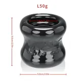 Black ball stretcher with measurements: 5 cm tall, 5 cm wide – photo 4