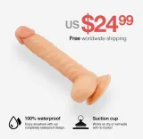 Realistic 7 Inch Dildo – photo 1