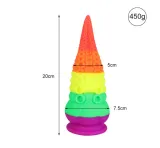 LGBTQ+ Rainbow Tentacle Dildo – photo 5