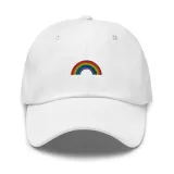 Classic Rainbow Embroidered Dad Hat – photo 3