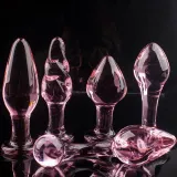Pink Glass Butt Plug – photo 4