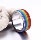 Titanium Plated Pride Ring – photo 3