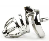 Stainless Steel Chastity Cage – photo 2