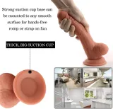 Realistic 8 Inch Remote Vibrating Dildo – photo 5