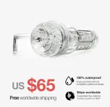 Clear Ice Fleshlight Masturbator – photo 1