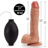 XL Realistic Ejaculating Dildo – photo 3