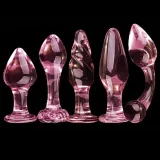 Pink Glass Butt Plug – photo 1