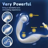 App Rotating Prostate Massager with Cock Ring – photo 2