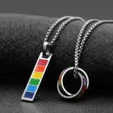 Mens Rainbow Necklace – photo 2