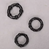 Black Cock Rings (3 Pack) – photo 3
