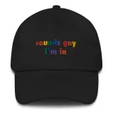 'Sounds Gay I'm In' Embroidered Cap – photo 2