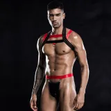 Bondage Harness + Jockstrap Set (2 Piece Outfit) – photo 4